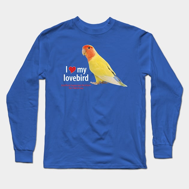 lovebird (2) Long Sleeve T-Shirt by Just Winging It Designs